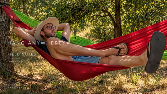 Carry a Hammock. Find a Place. Relax.