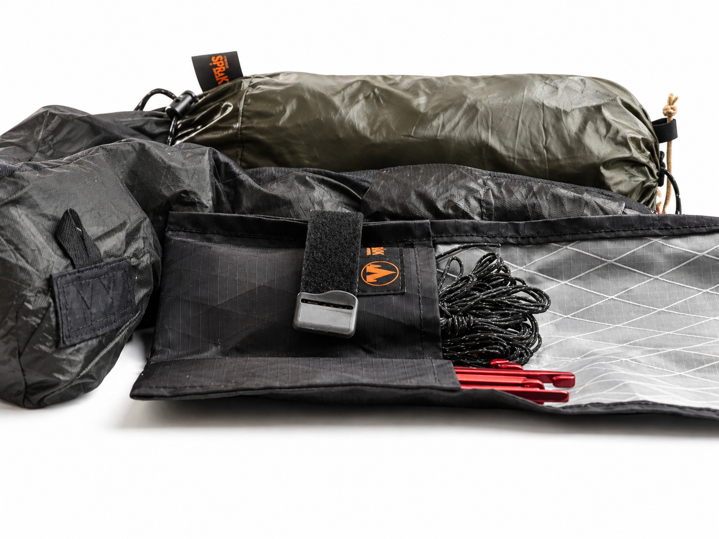 Batwing Tarp, ultraleicht – Erdtöne,
